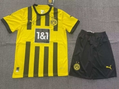 2022-2023 Borussia Dortmund Home Yellow Soccer Uniform-1506