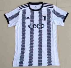 ( S-4XL) 2022-2023 Correct Version Juventus Home Black&White Thailand Soccer Jersey AAA-510