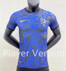 Player Version 2022-2023 Special Version France Blue Thailand Soccer Jersey AAA-2016