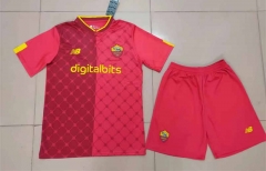 2022-2023 Roma Home Red Soccer Uniform-718