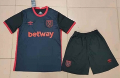 2022-2023 West Ham United Away Black Soccer Uniform-718