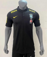 2022-2023 Brazil Black Thailand Training Soccer Jersey-416