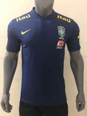 2022-2023 Brazil Royal Blue Thailand Training Soccer Jersey-416