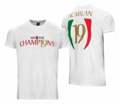 2022-2023 AC Milan 19th White Cotton T-shirt-CS