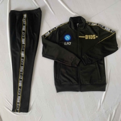 2022-2023 Napoli Black Thailand Soccer Jacket Uniform-GDP