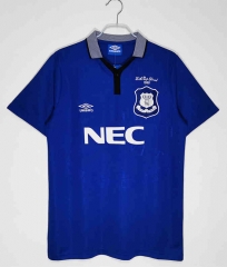 Retro Version 1995 Everton Home Blue Thailand Soccer Jersey AAA-C1046