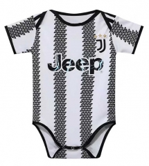 2022-2023 Juventus Home Black&White Baby Soccer Uniform-CS