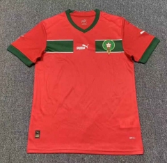 2022-2023 Morocco Home Red Thailand Soccer Jersey AAA-512
