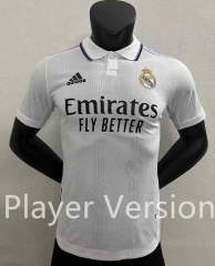 Player Version 2022-2023 Real Madrid Home White Thailand Soccer Jersey AAA-888