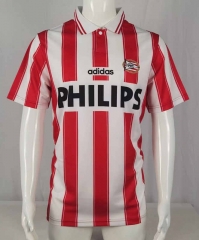 Retro Version 94-95 Eindhoven Home Red&White Thailand Soccer Jersey AAA-512