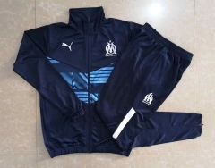 2022-2023 Olympique Marseille Royal Blue Thailand Soccer Jacket Uniform-815