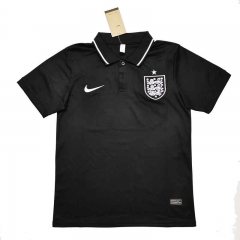 2022-2023 England Black Thailand Polo Shirt-2044