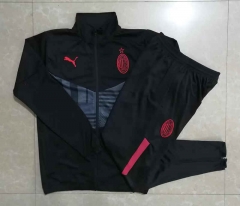 2022-2023 AC Milan Black Thailand Soccer Jacket Uniform With Hat-815