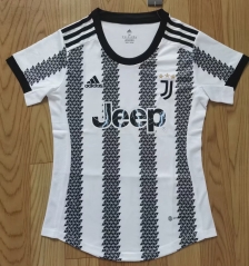 2022-2023 Juventus Home Black&White Women Thailand Soccer Jersey AAA-708