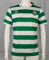 Retro Version 1980-1981 Celtic Home White&Green Thailand Soccer Jersey AAA-503