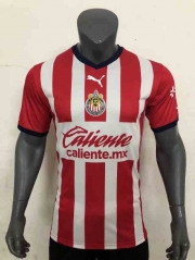 2022-2023 Deportivo Guadalajara Home Red&White Thailand Soccer Jersey AAA-416