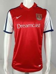 Retro Version 2000-2001 Arsenal Home Red Thailand Soccer Jersey AAA-512