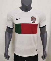 2022-2023 Portugal Away White Thailand Soccer Jersey AAA-416