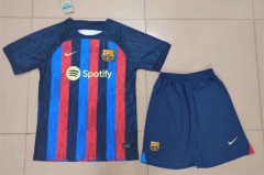 2022-2023 Barcelona Home Red&Blue Soccer Uniform-718