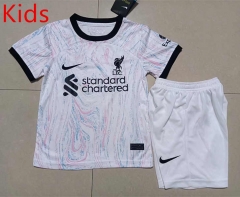 2022-2023 Liverpool Away White Kids/Youth Soccer Uniform-507