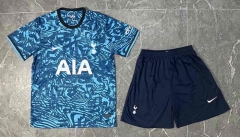 2022-2023 Tottenham Hotspur 2nd Away Blue Soccer Uniform-6748