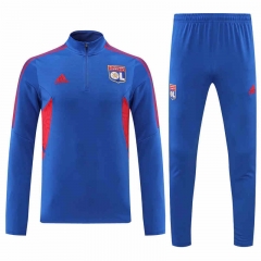 2022-2023 Olympique Lyonnais Camouflage Blue Thailand Soccer Jacket Unifrom-4627