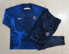 2022-2023 Paris SG Royal Blue Thailand Soccer Tracksuit -815