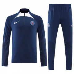 2022-2023 NIke Paris SG Royal Blue Thailand Soccer Tracksuit -4627