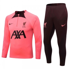 2022-2023 Liverpool Pink Thailand Soccer Tracksuit-411