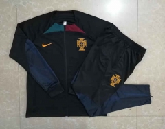 2022-2023 Portugal Black Thailand Soccer Jacket Unifrom-815