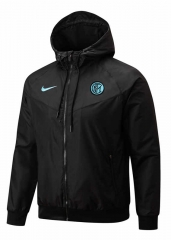 2022-2023 Inter Milan Black Trench Coats With Hat-815