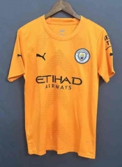 2022-2023 Manchester City Goalkeeper Orange Thailand Soccer Jersey AAA-9171