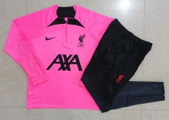 2022-2023 Liverpool Pink Thailand Soccer Tracksuit-815