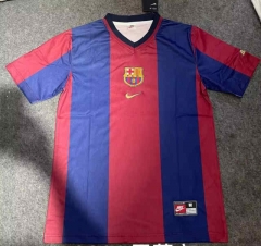 Retro Version 98-99 Barcelona Home Red&Blue Thailand Soccer Jersey AAA-9409