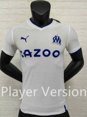 Player Version 2022-2023 Olympique de Marseille Home White Thailand Soccer Jersey AAA-888