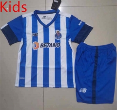 2022-2023 Porto Home Blue&White Kids/Youth Soccer Uniform-507