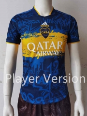 Player Version 2022-2023 Special Version Boca Juniors Blue&Yellow Thailand Soccer Jersey AAA-807