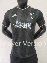 Player Version 2022-2023 Juventus Away Black Thailand Soccer Jersey AAA-2273