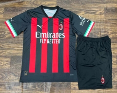 2022-2023 AC Milan Home Red&Black Soccer Uniform-709