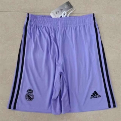 2022-2023 Real Madrid Away Purple Thailand Soccer Shorts-5805