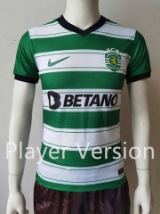 Player Version 2022-2023 Sporting Clube de Portugal Home White&Green Thailand Soccer Jersey AAA-807