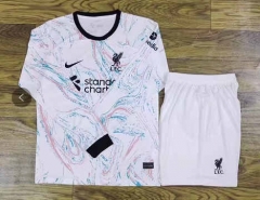2022-2023 Liverpool White LS Soccer Uniform-709