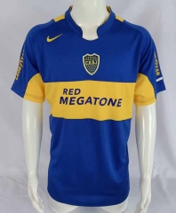 Retro Version 05-06 Boca Juniors Home Blue Thailand Soccer Jersey AAA-503