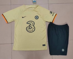 2022-2023 Chelsea Away Yellow Soccer Uniform-718