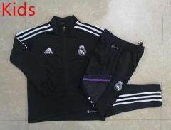 2022-2023 Real Madrid White Kids/Youth Soccer Jacket Uniform-815