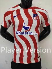 Player Version 2022-2023 Atletico Madrid Red&White Thailand Soccer Jersey AAA