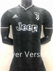 Player Version 2022-2023 Juventus Away Black Thailand Soccer Jersey AAA-SJ