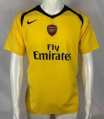 Retro Version 2006-2007 Arsenal Away Yellow Thailand Soccer Jersey AAA-503