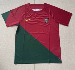 (S-3XL) 2022-2023 Portugal Home Red&Green Thailand Soccer Jersey AAA-818