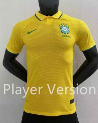 Player Version 2022-2023 Brazil Home Yellow Thailand Soccer Jersey AAA-2016